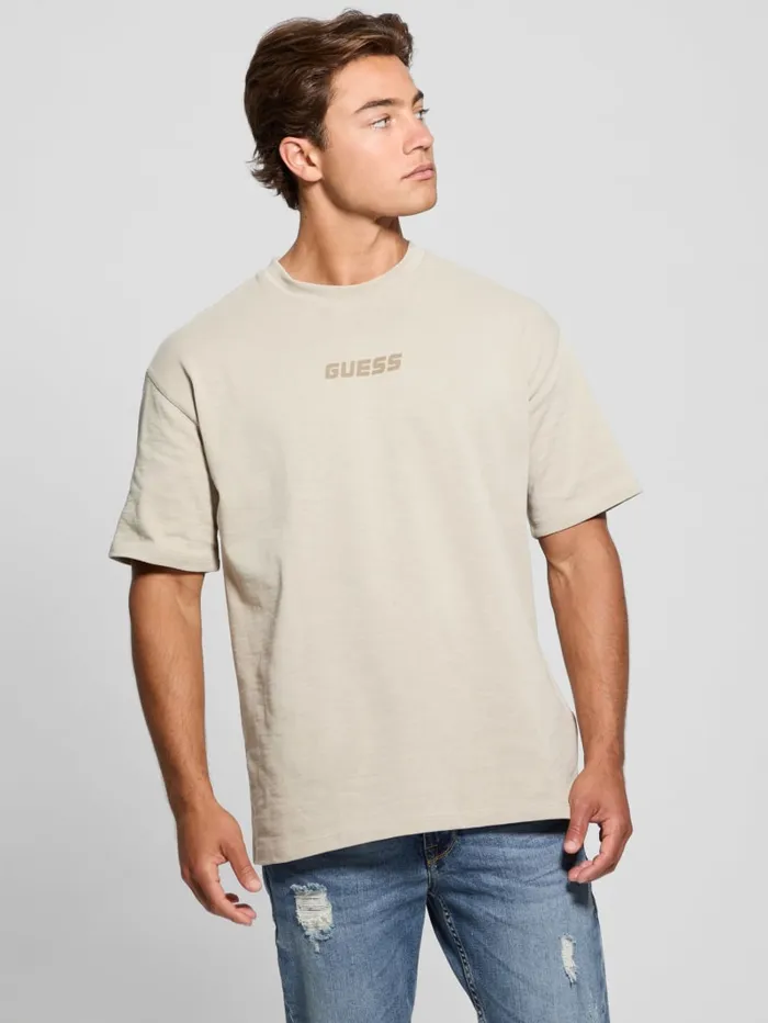 GUESS T Shirts and Tanks Eco Dalim Tee Beige 8211 Men