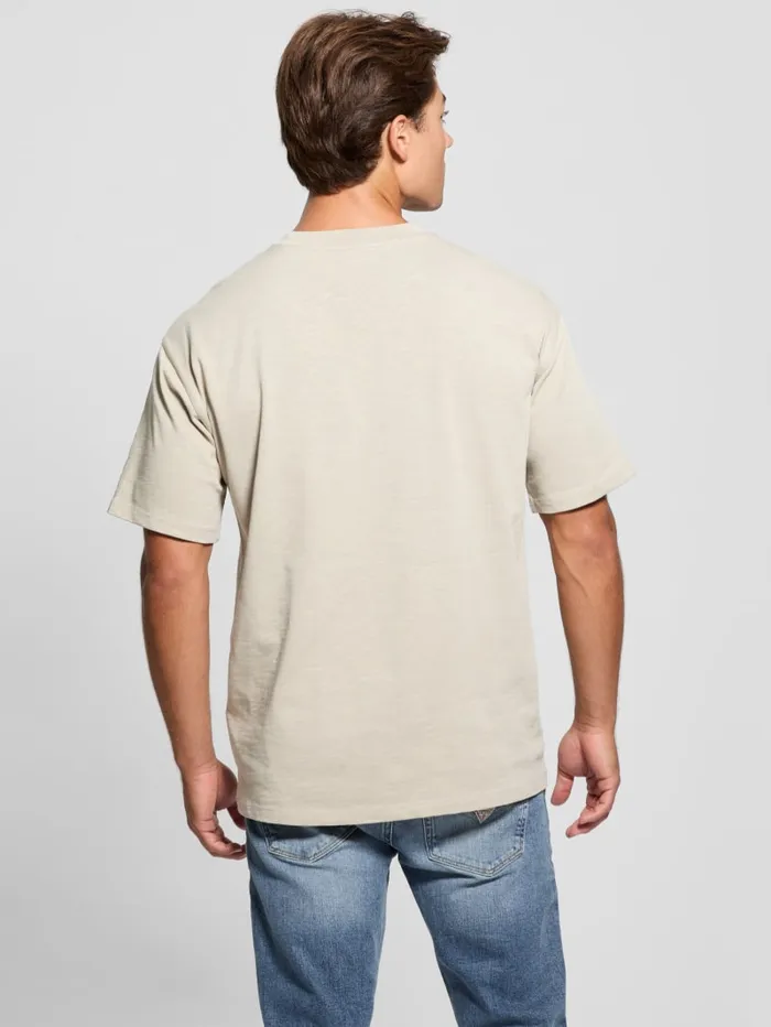 GUESS T Shirts and Tanks Eco Dalim Tee Beige 8211 Men