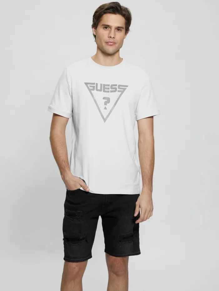 GUESS T Shirts and Tanks Eco Queencie Tee White 8211 Men