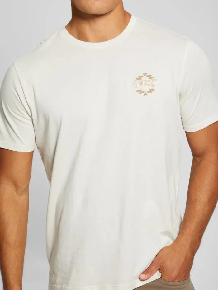 GUESS T Shirts and Tanks Eco Southwestern Tee White 8211 Men
