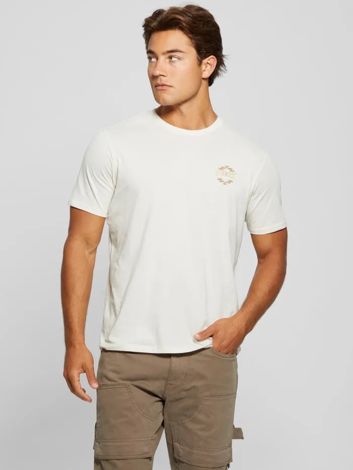 GUESS T Shirts and Tanks Eco Southwestern Tee White 8211 Men