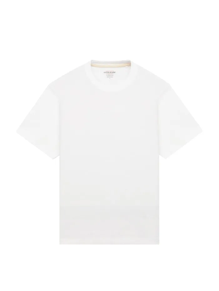 GUESS T Shirts and Tanks Embroidered Logo Tee Green 8211 Men