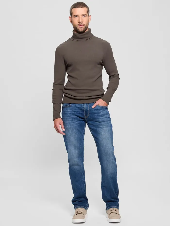 GUESS T Shirts and Tanks Mateo Turtleneck Tee Black 8211 Men