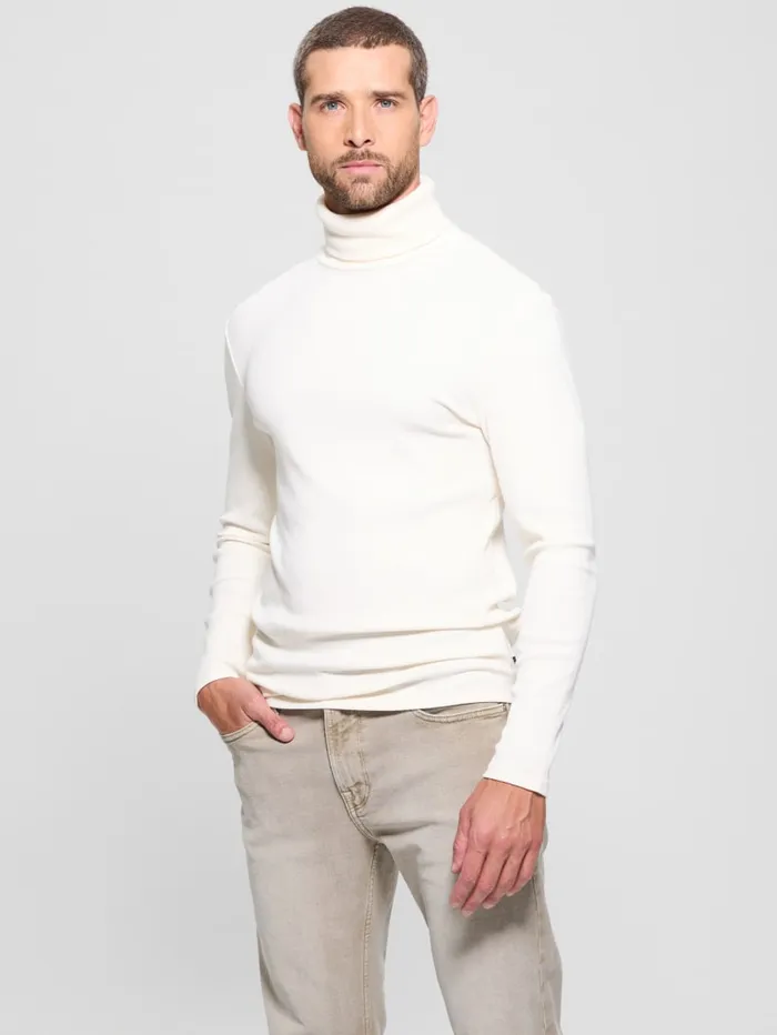GUESS T Shirts and Tanks Mateo Turtleneck Tee Black 8211 Men