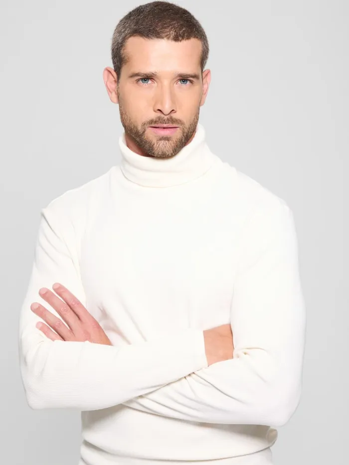 GUESS T Shirts and Tanks Mateo Turtleneck Tee Black 8211 Men