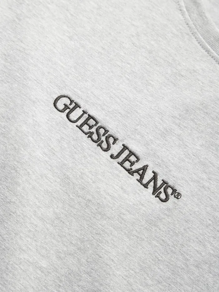 GUESS T Shirts and Tanks Slim Embroidered Logo Tee Blue 8211 Men