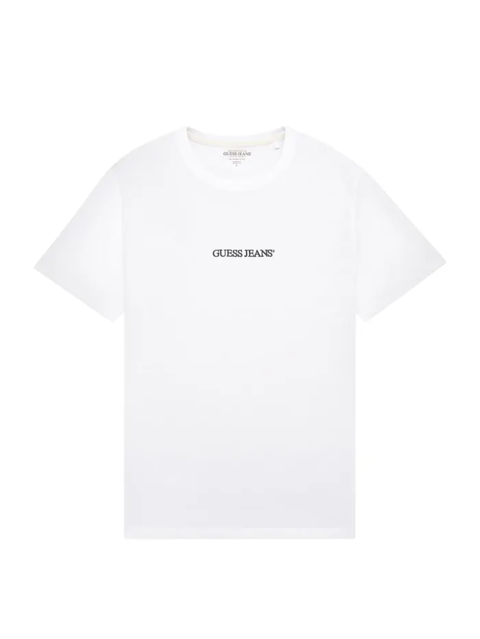 GUESS T Shirts and Tanks Slim Embroidered Logo Tee Blue 8211 Men