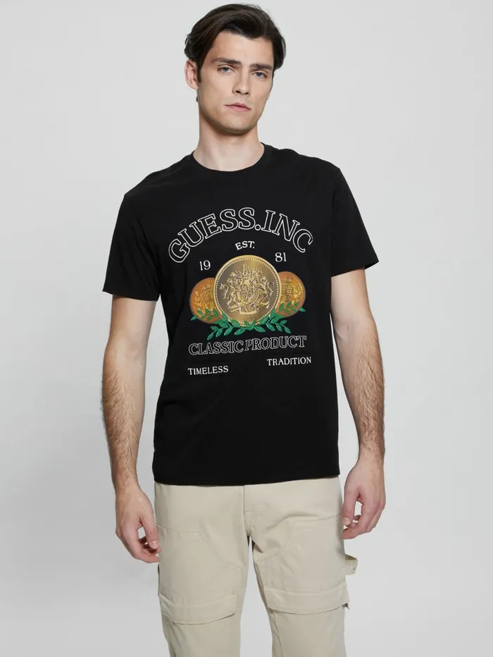 GUESS T Shirts and Tanks Timeless Tee Black 8211 Men