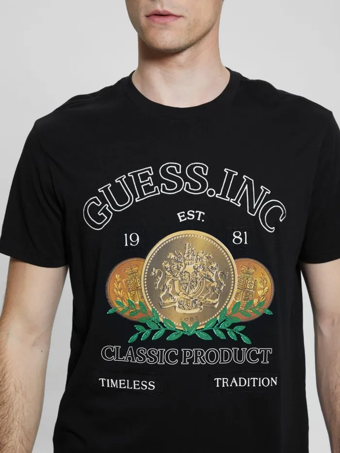 GUESS T Shirts and Tanks Timeless Tee Black 8211 Men