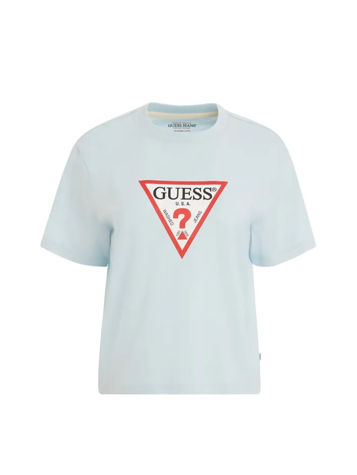GUESS Tops Boxy Iconic Tee Black 8211 Women