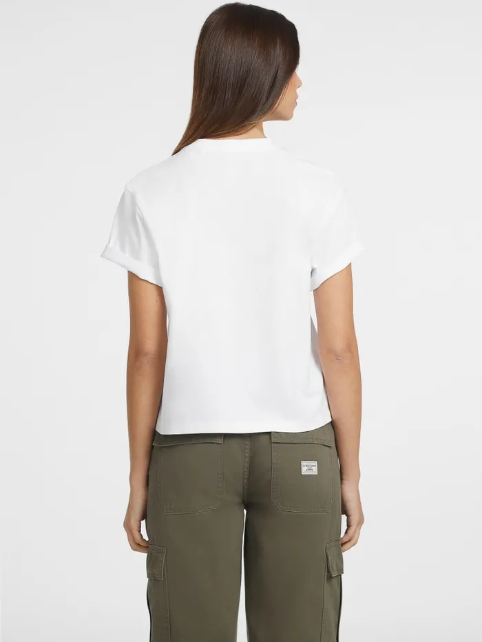 GUESS Tops Boxy Iconic Tee Black 8211 Women