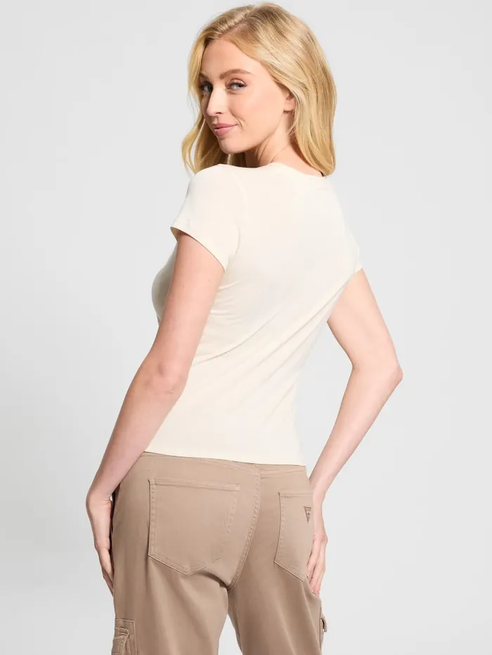 GUESS Tops Eco Genuine Tee Beige 8211 Women