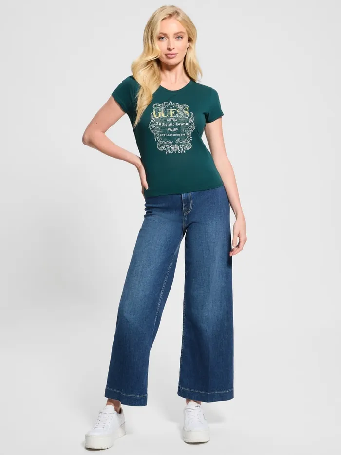GUESS Tops Eco Genuine Tee Beige 8211 Women