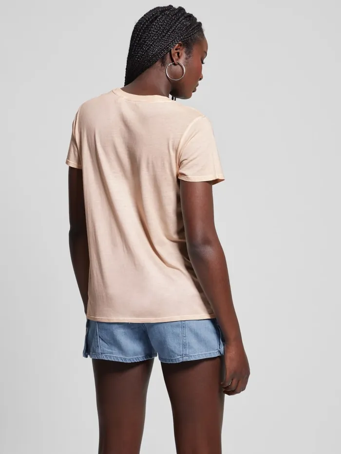 GUESS Tops Just Peachy Easy Tee Pink 8211 Women