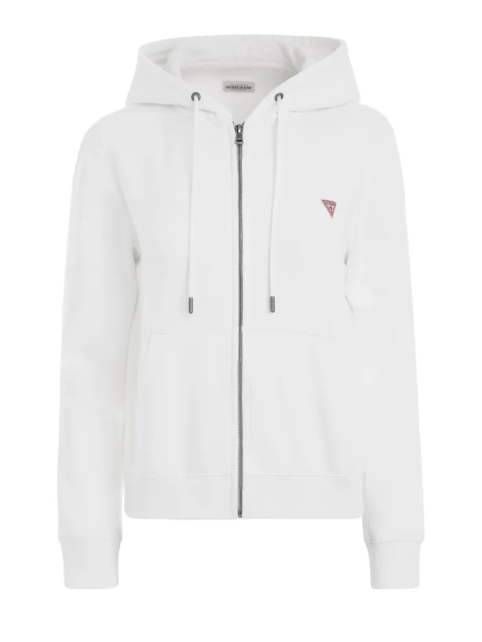 GUESS Tops Mini Patch ZipUp Sweatshirt Pink 8211 Women