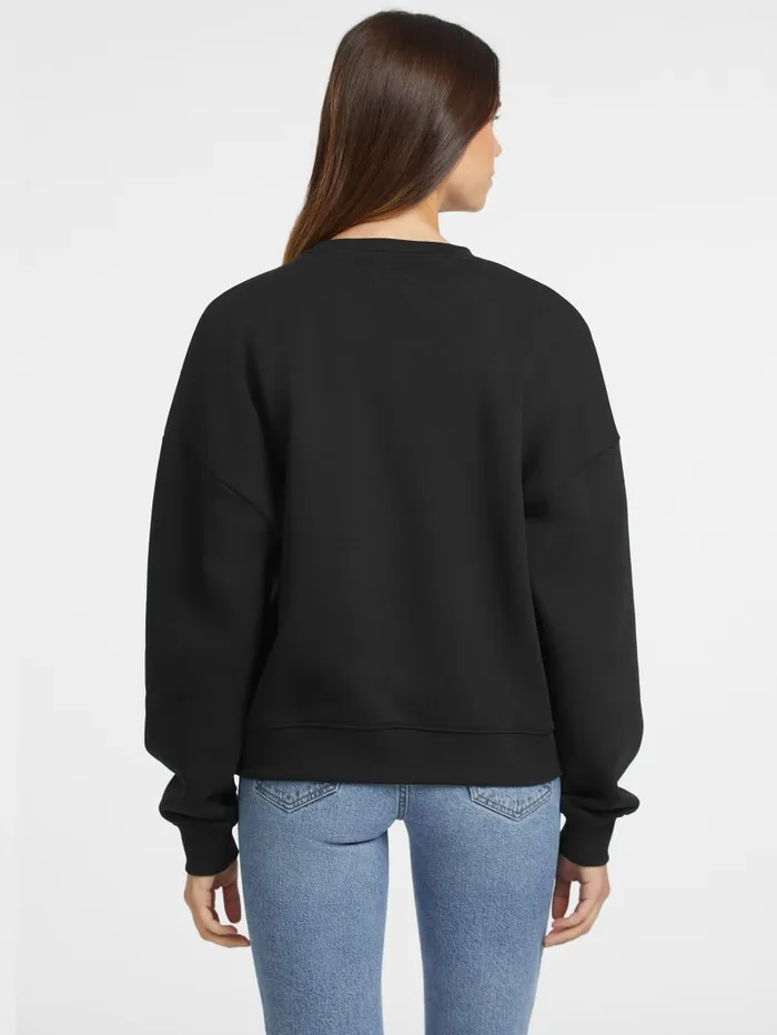 GUESS Tops Oversized Iconic Sweatshirt Beige 8211 Women