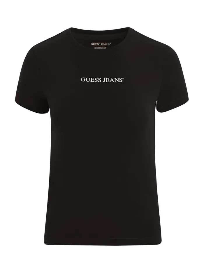 GUESS Tops Slim Logo Tee Black 8211 Women