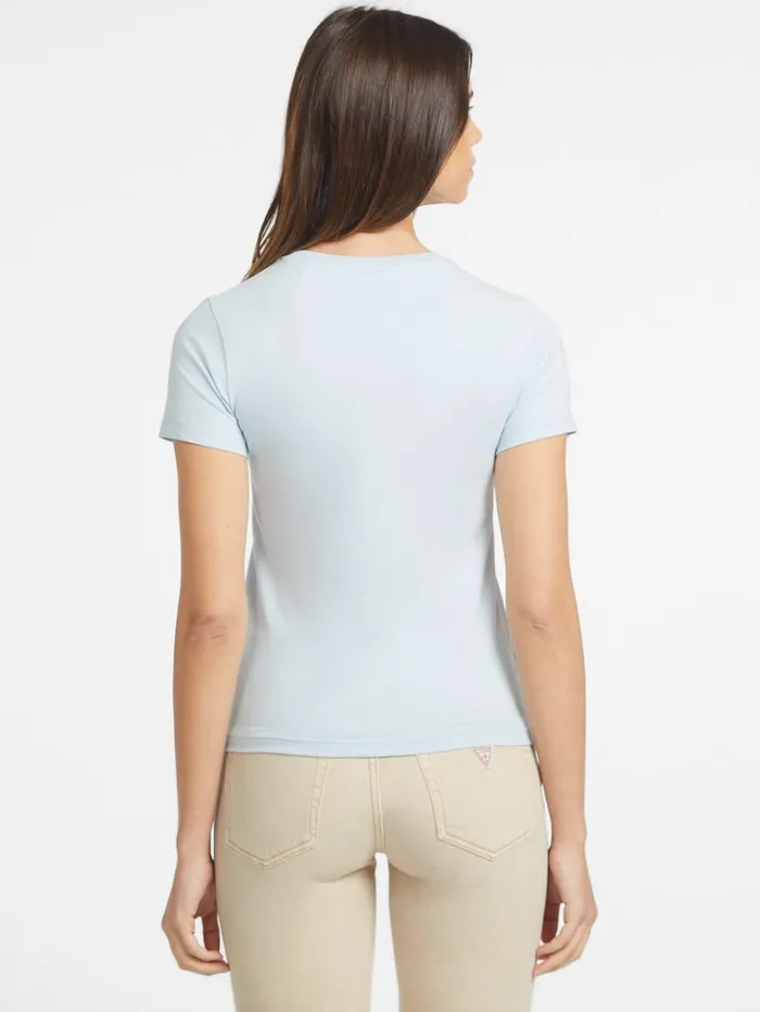 GUESS Tops Slim Mini American Tradition Tee Blue 8211 Women