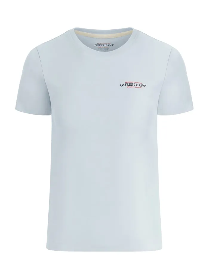 GUESS Tops Slim Mini American Tradition Tee Blue 8211 Women
