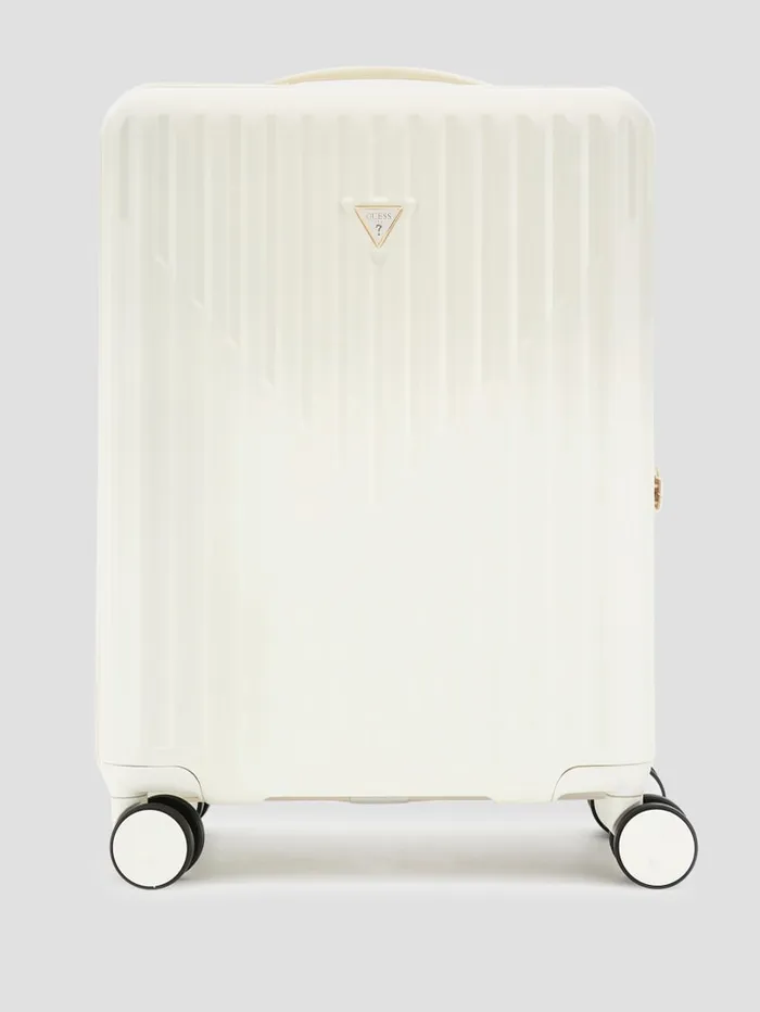 GUESS Travel and Tech Olbia Cabin Trolley Suitcase White 8211 Women
