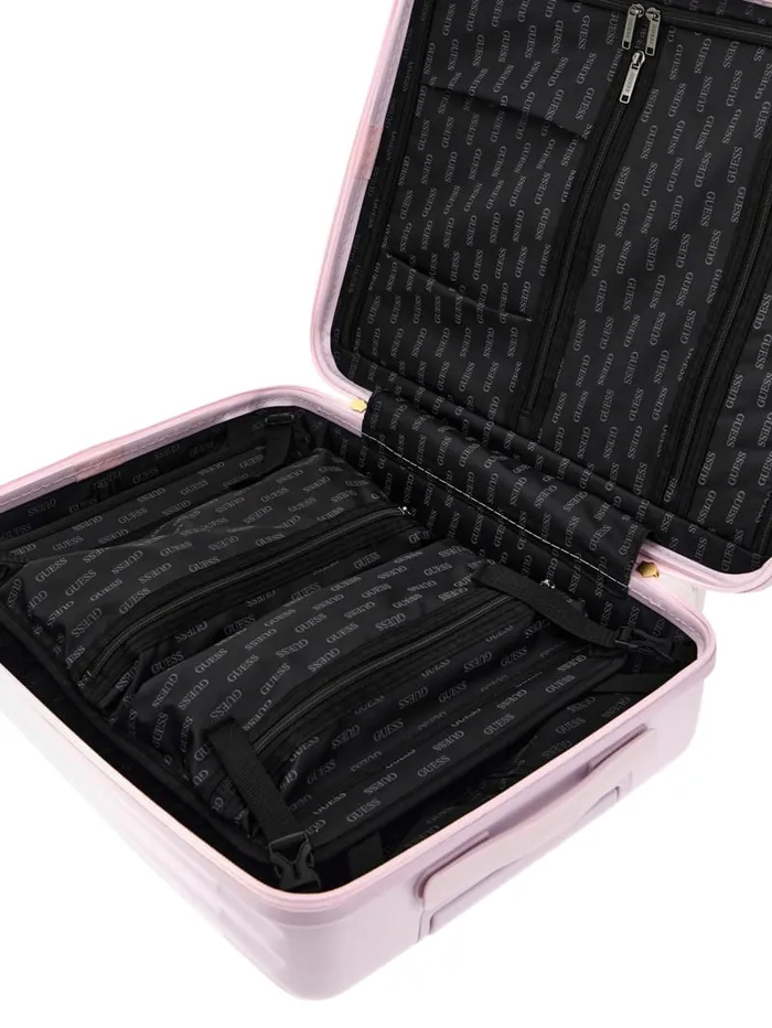 GUESS Travel and Tech Olbia Cabin Trolley Suitcase White 8211 Women
