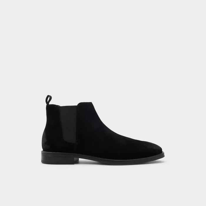 Gweracien Black Leather Suede Men ALDO Boots