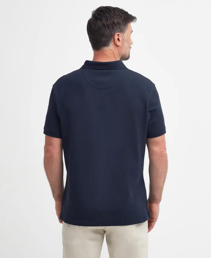 Hart Polo Shirt Classic Navy Men Barbour Polo Shirts