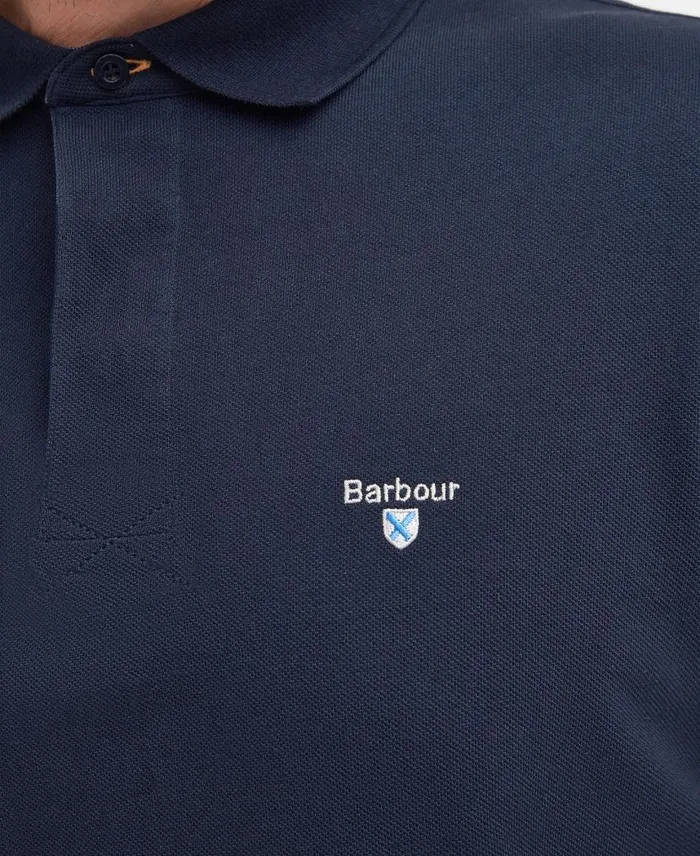 Hart Polo Shirt Classic Navy Men Barbour Polo Shirts