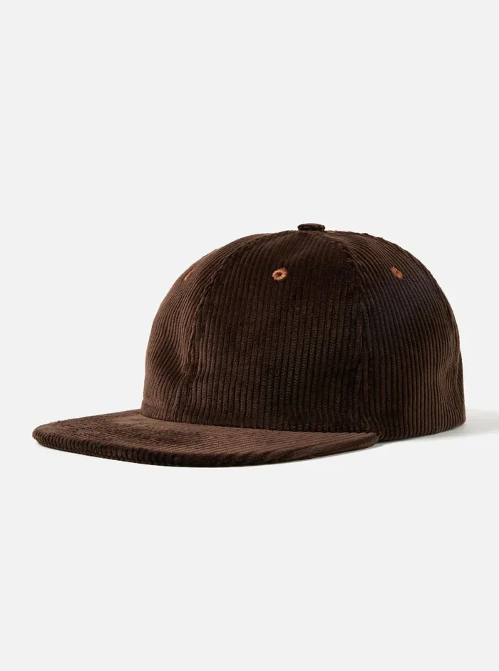 Hats Men Universal Works Universal Works Baseball Hat In Brown Brisbane Cord