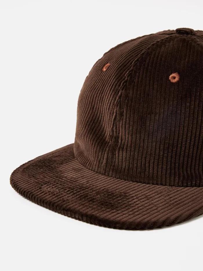 Hats Men Universal Works Universal Works Baseball Hat In Brown Brisbane Cord