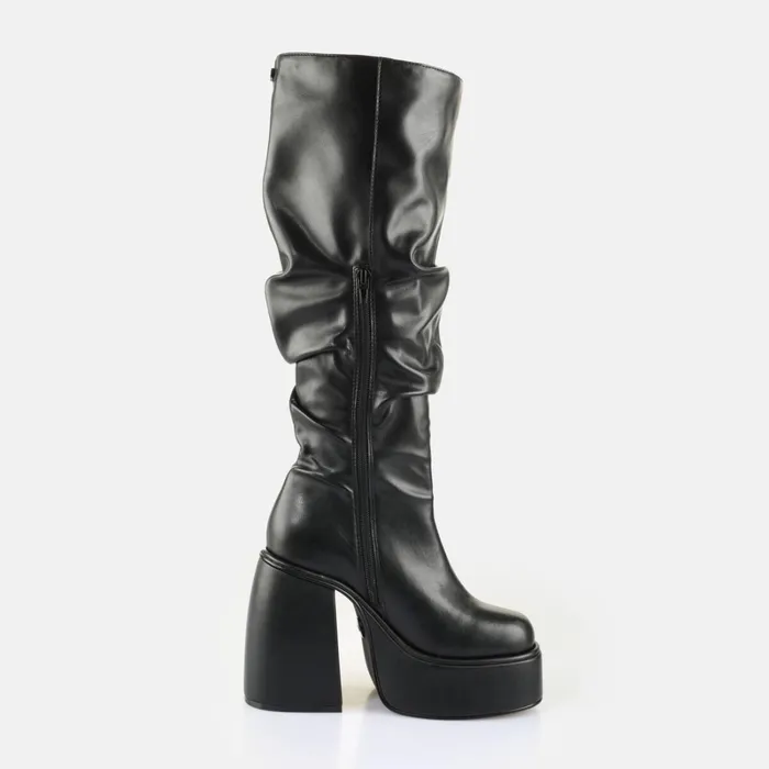 Heart Boot Hi Black Buffalo Boots and AnkleBoots Heart Boot Hi Black Buffalo Boots and AnkleBoots