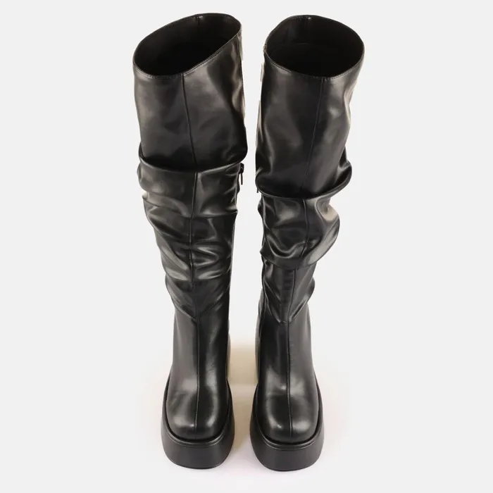 Heart Boot Hi Black Buffalo Boots and AnkleBoots Heart Boot Hi Black Buffalo Boots and AnkleBoots