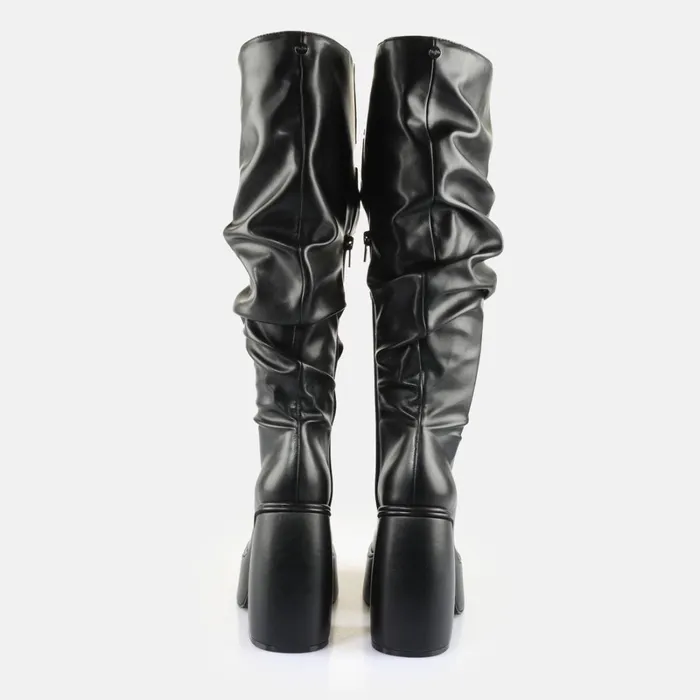 Heart Boot Hi Black Buffalo Boots and AnkleBoots Heart Boot Hi Black Buffalo Boots and AnkleBoots