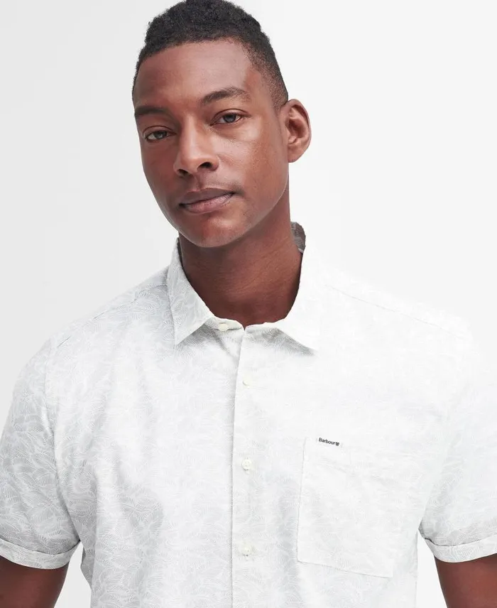 Horsehill Regular ShortSleeved Shirt Ecru Men Barbour Shirts