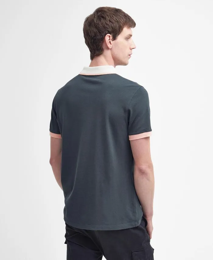 Howall Polo Shirt Dove Grey Men Barbour Polo Shirts