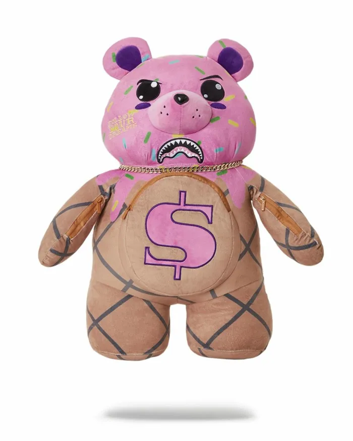 I SCREAM MONEYBEAR TEDDYBEAR BACKPACK Bags SPRAYGROUND