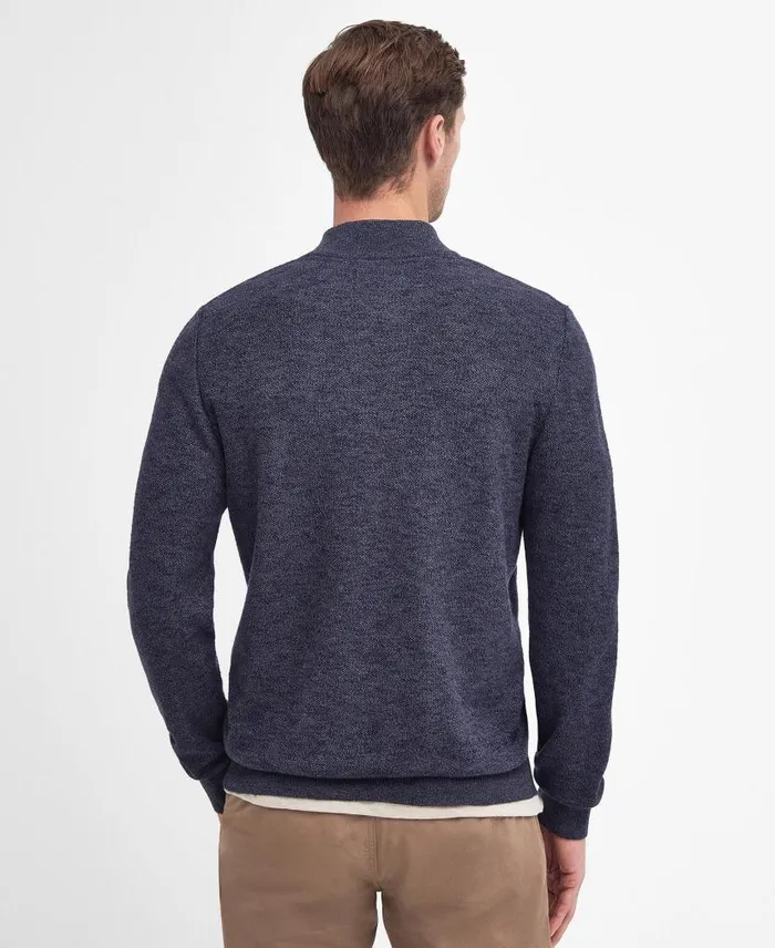 Ingram HalfZip Jumper Indigo Men Barbour Jumpers