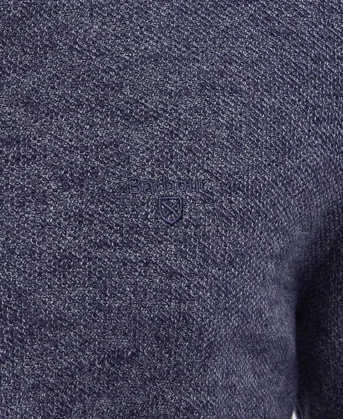 Ingram HalfZip Jumper Indigo Men Barbour Jumpers