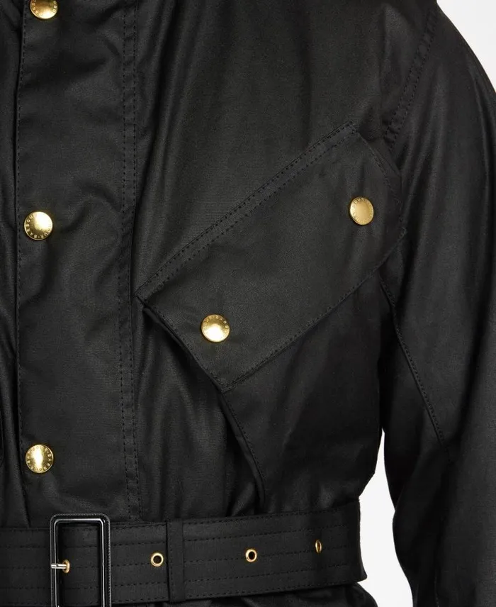 International Original Waxed Jacket Black Men Barbour Waxed Jackets