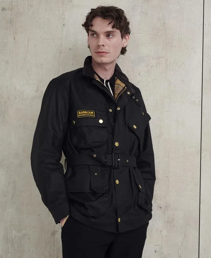 International Original Waxed Jacket Black Men Barbour Waxed Jackets