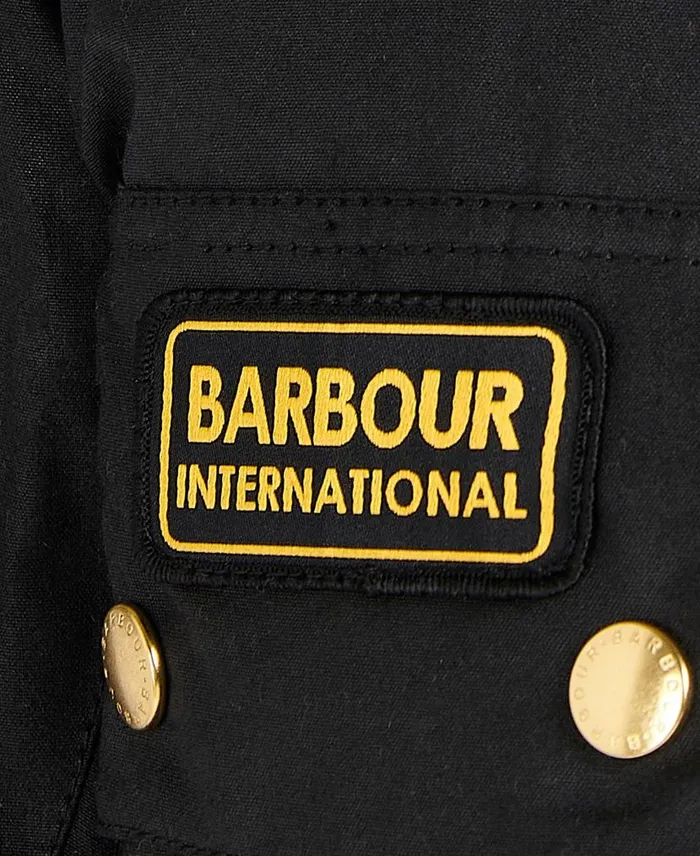 International Original Waxed Jacket Black Men Barbour Waxed Jackets
