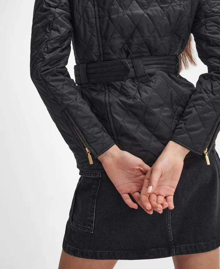 International Quilted Jacket Black Women Barbour Quilted Jackets