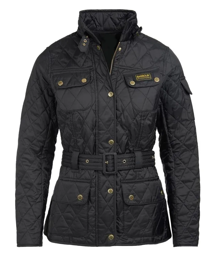 International Quilted Jacket Black Women Barbour Quilted Jackets