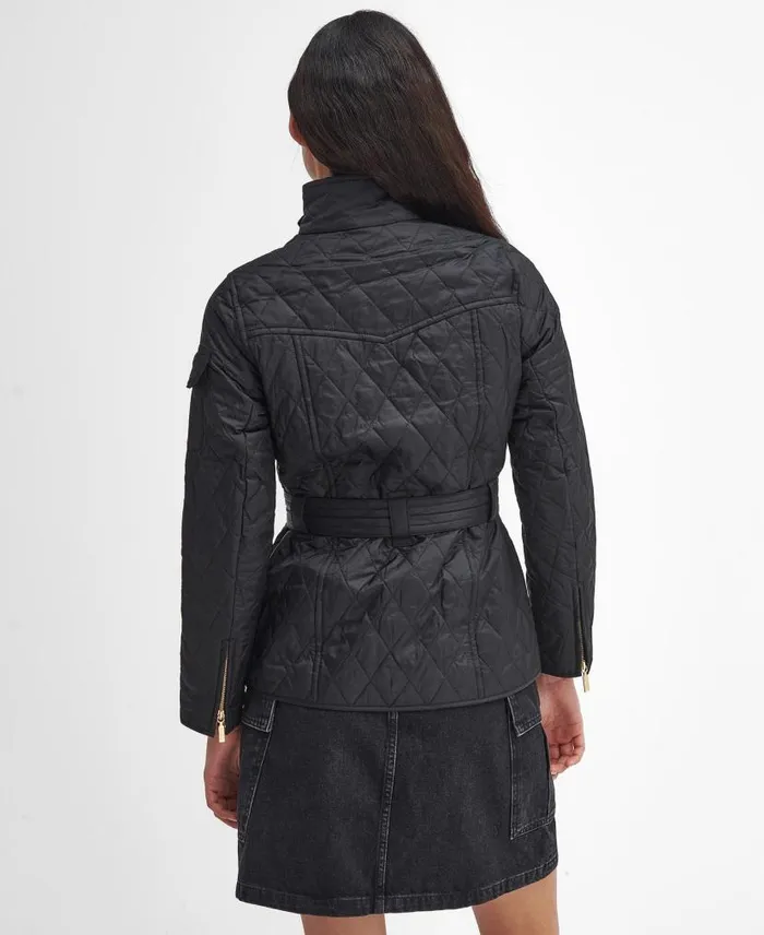 International Quilted Jacket Black Women Barbour Quilted Jackets