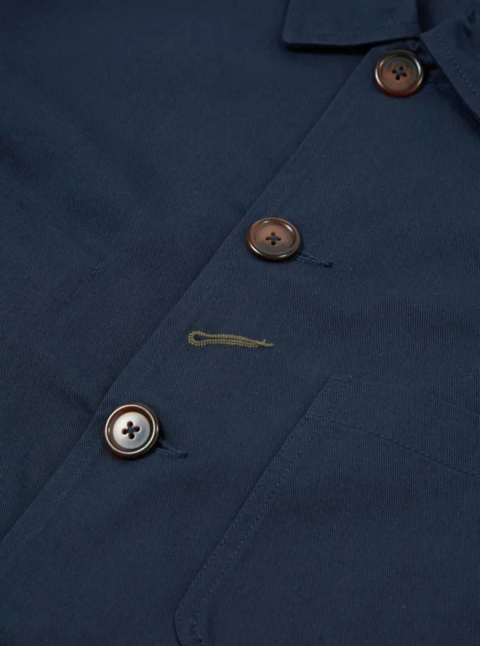 Jackets Men Universal Works Universal Works Bakers Jacket In Navy Twill