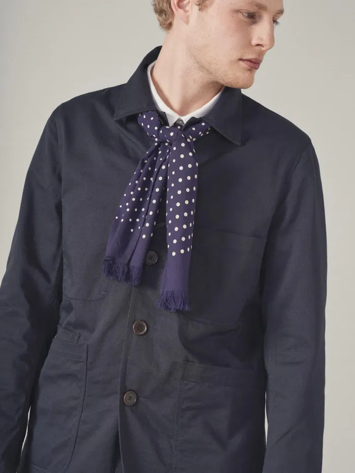 Jackets Men Universal Works Universal Works Bakers Jacket In Navy Twill