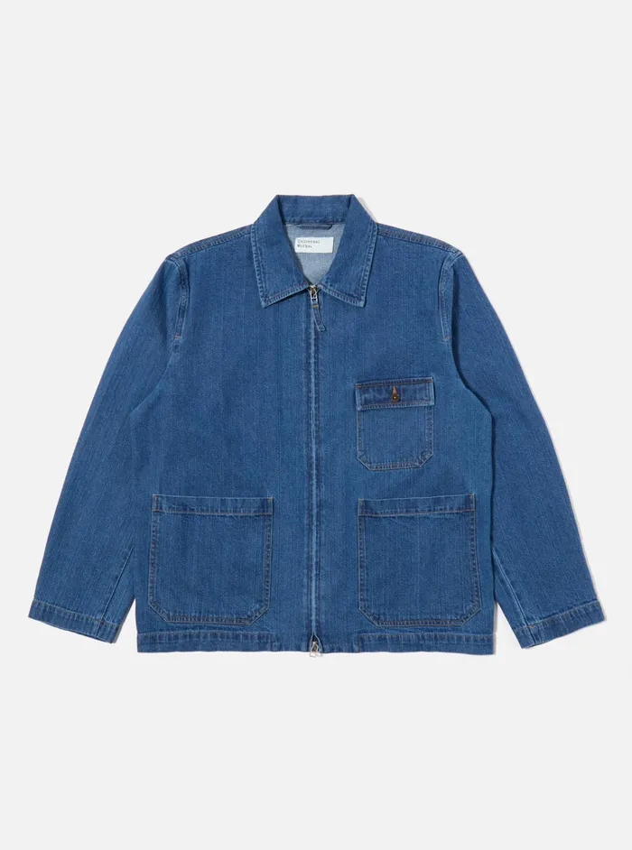 Jackets Men Universal Works Universal Works Gower Jacket In Indigo Rc Denim