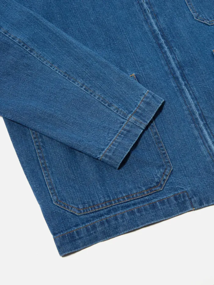 Jackets Men Universal Works Universal Works Gower Jacket In Indigo Rc Denim