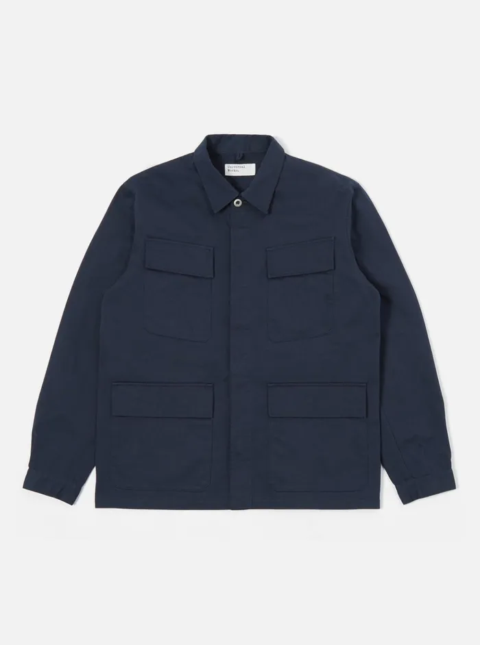 Jackets Men Universal Works Universal Works Mw Fatigue Jacket In Navy Twill