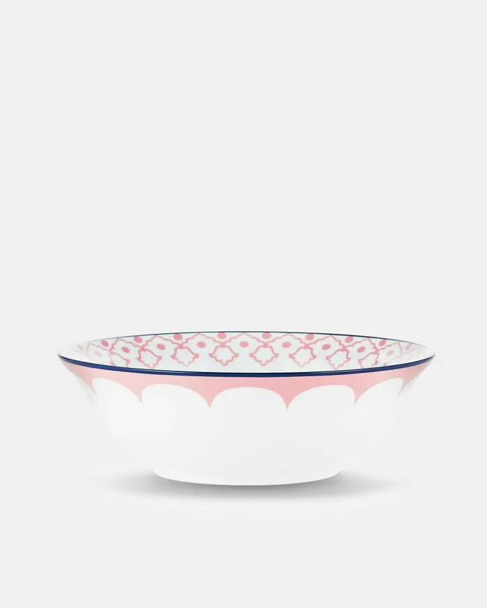 Jaipur Round Salad Bowl Pink Women Aquazzura Dinnerware Jaipur Round Salad Bowl Pink Women Aquazzura Dinnerware